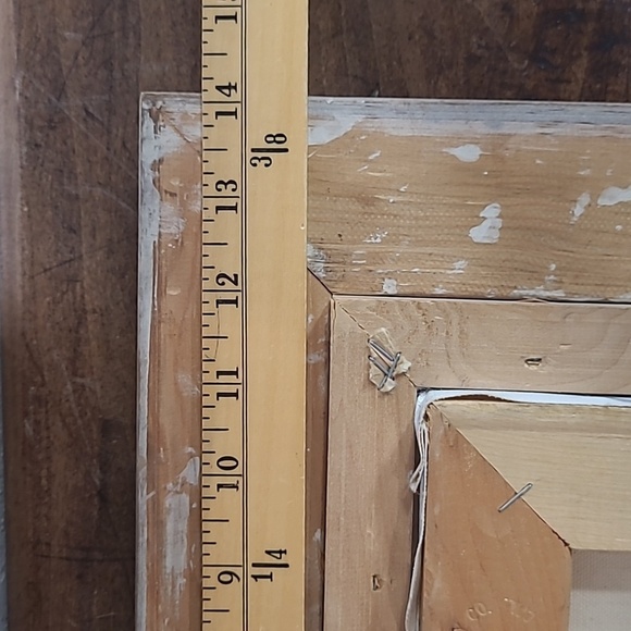 EUC Henri DuBois Original Oil Painting Lady by the Lake with Wood Frame - Picture 9 of 10